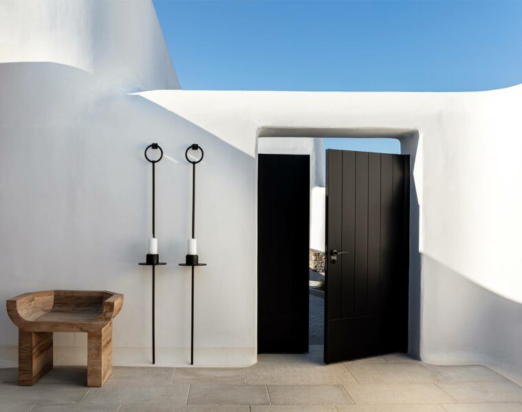Entrance at Kalesma, Mykonos, Greece