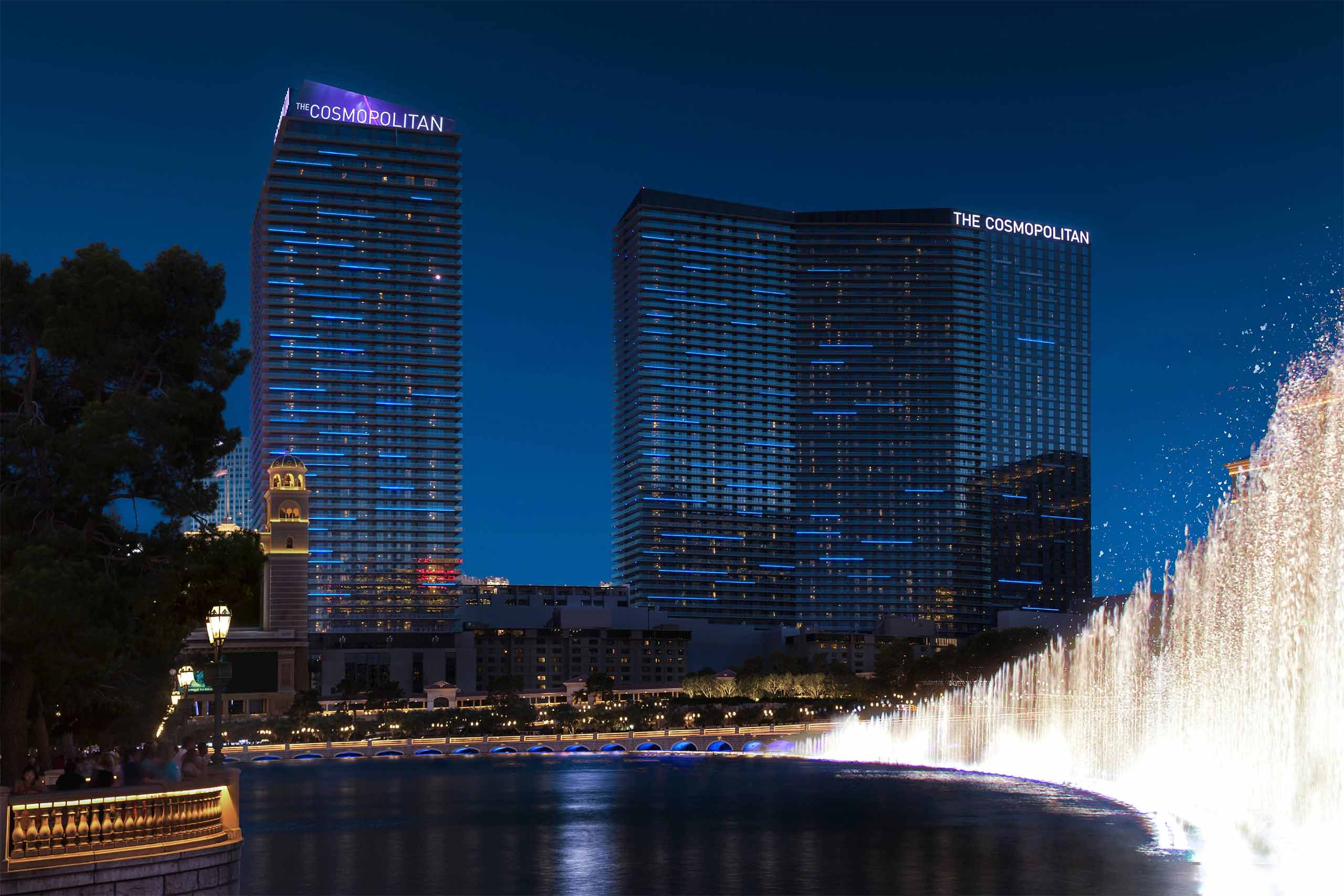 Exterior of The Cosmopolitan of Las Vegas, Las Vegas, Nevada, USA