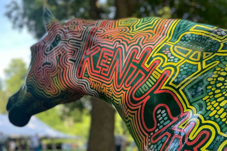 Horse sculpture in Lexington Kentucky