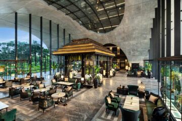 Foyer at the Sindhorn Kempinski Hotel Bangkok, Bangkok, Thailand