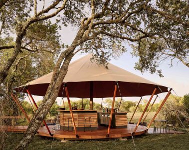 Boma bar tent at Sanctuary Tambarare, Ol Pejeta Conservancy, Kenya