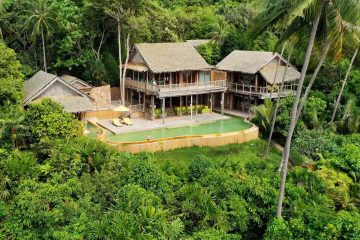 Uwern Jong and Martin Perry at Soneva Kiri