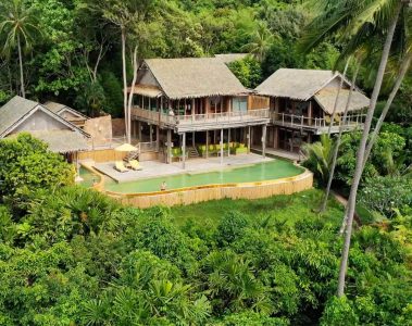 Uwern Jong and Martin Perry at Soneva Kiri