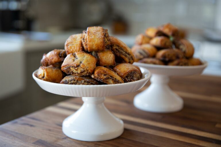 A sweet pastry dish at Pomella restaurant.