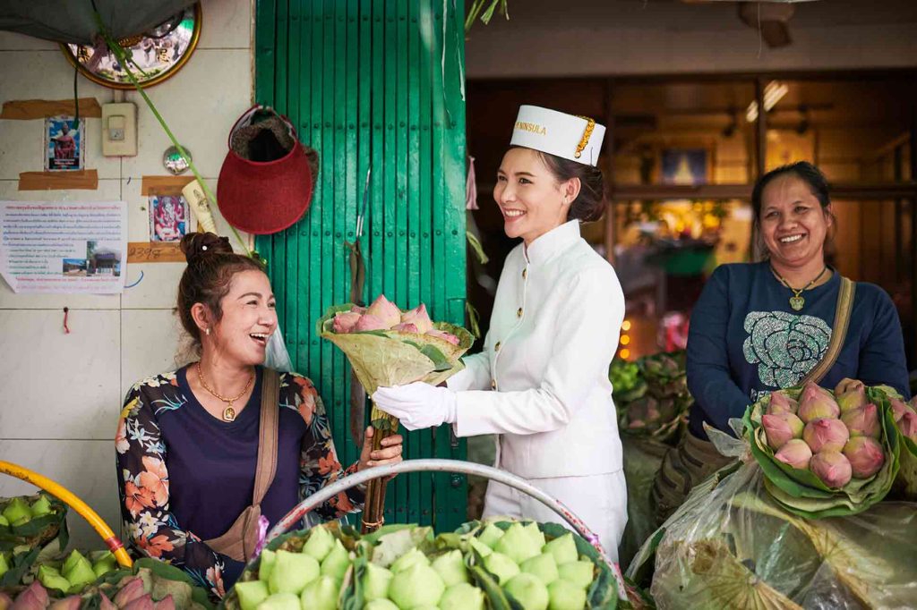Peninsula Bangkok market experience