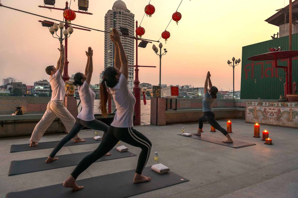 Peninsula Bangkok Sunrise Yoga experience