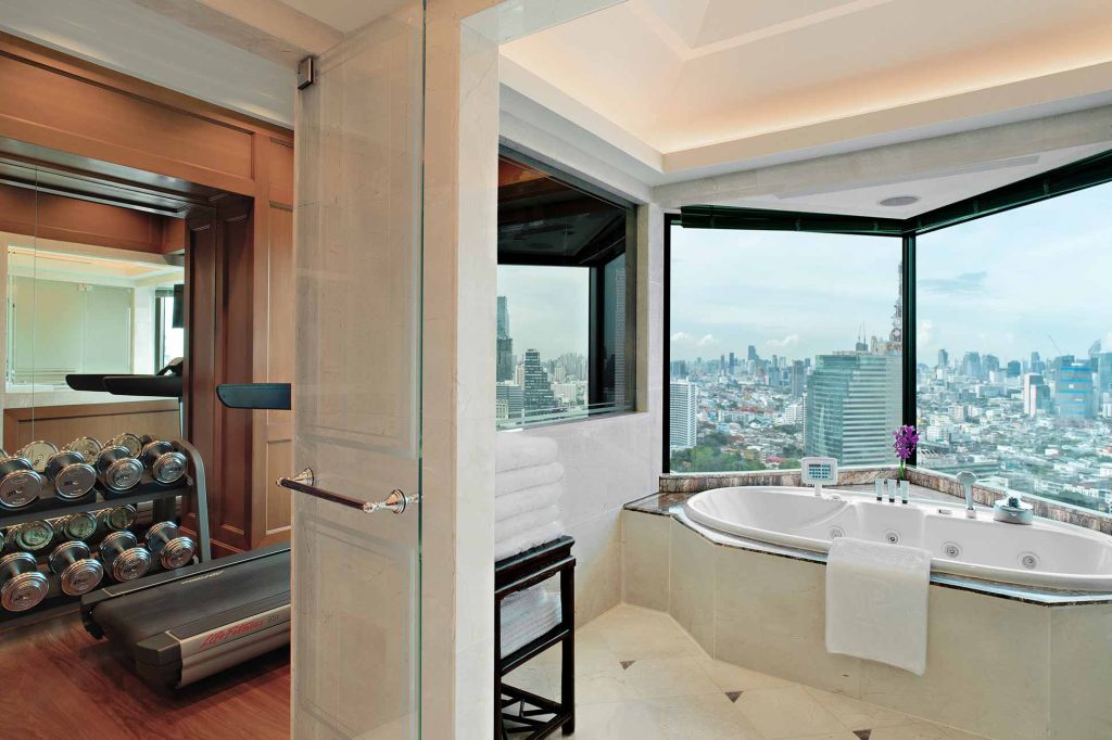 Peninsula Bangkok suite bathroom