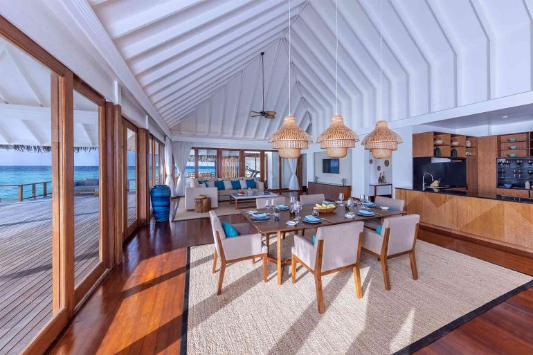 Interior of The Residence at Anantara Kihava Maldives Villas, The Maldives