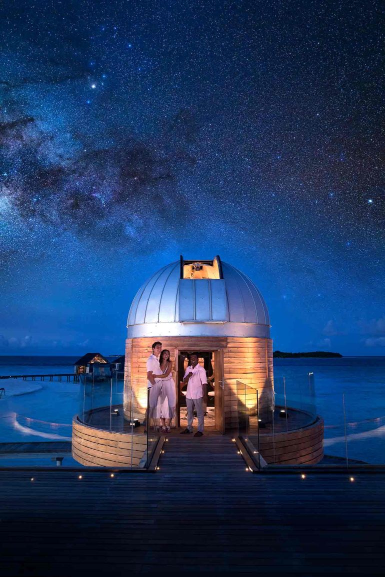 Overwater observatory at Anantara Kihava Maldives Villas, The Maldives