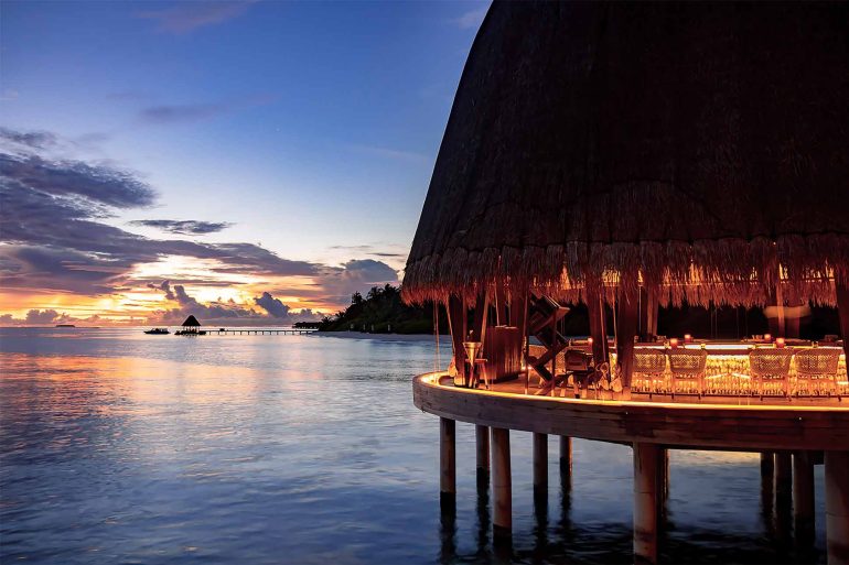 FIRE restaurant at Anantara Kihava Maldives Villas, The Maldives