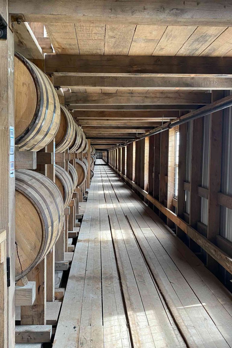 Rickhouse at Heaven Hill Distillery, Bardstown, Kentucky