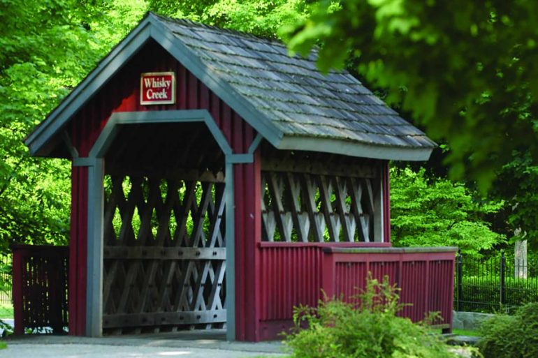 Whiskey bridge at Maker's Mark, Bardstown, Kentucky
