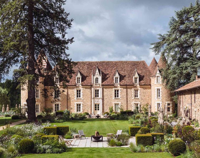 Exterior of Domaine des Etangs, Massignac, France