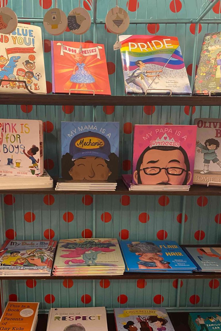 LGBTQ+ and gender neutral children's books, The Butchertown Market, Louisville, Kentucky