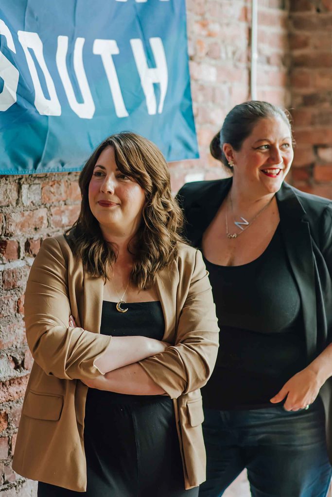 Nicole Stipp and Kaitlyn Soligan, founders Trouble Bar, Louisville, Kentucky