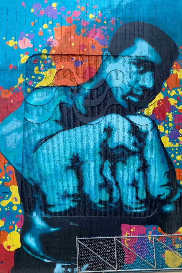 Muhammad Ali mural, Ali Center, Louisville Kentucky