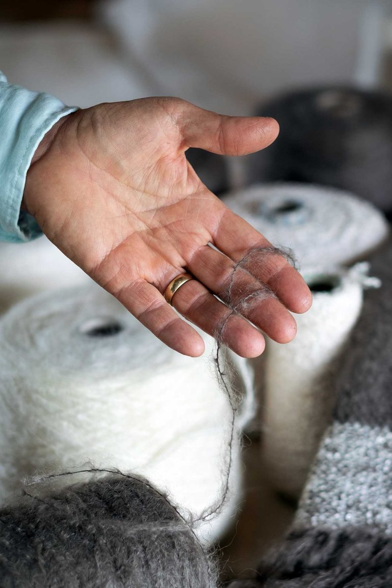 Detail of yarn, Charente, France