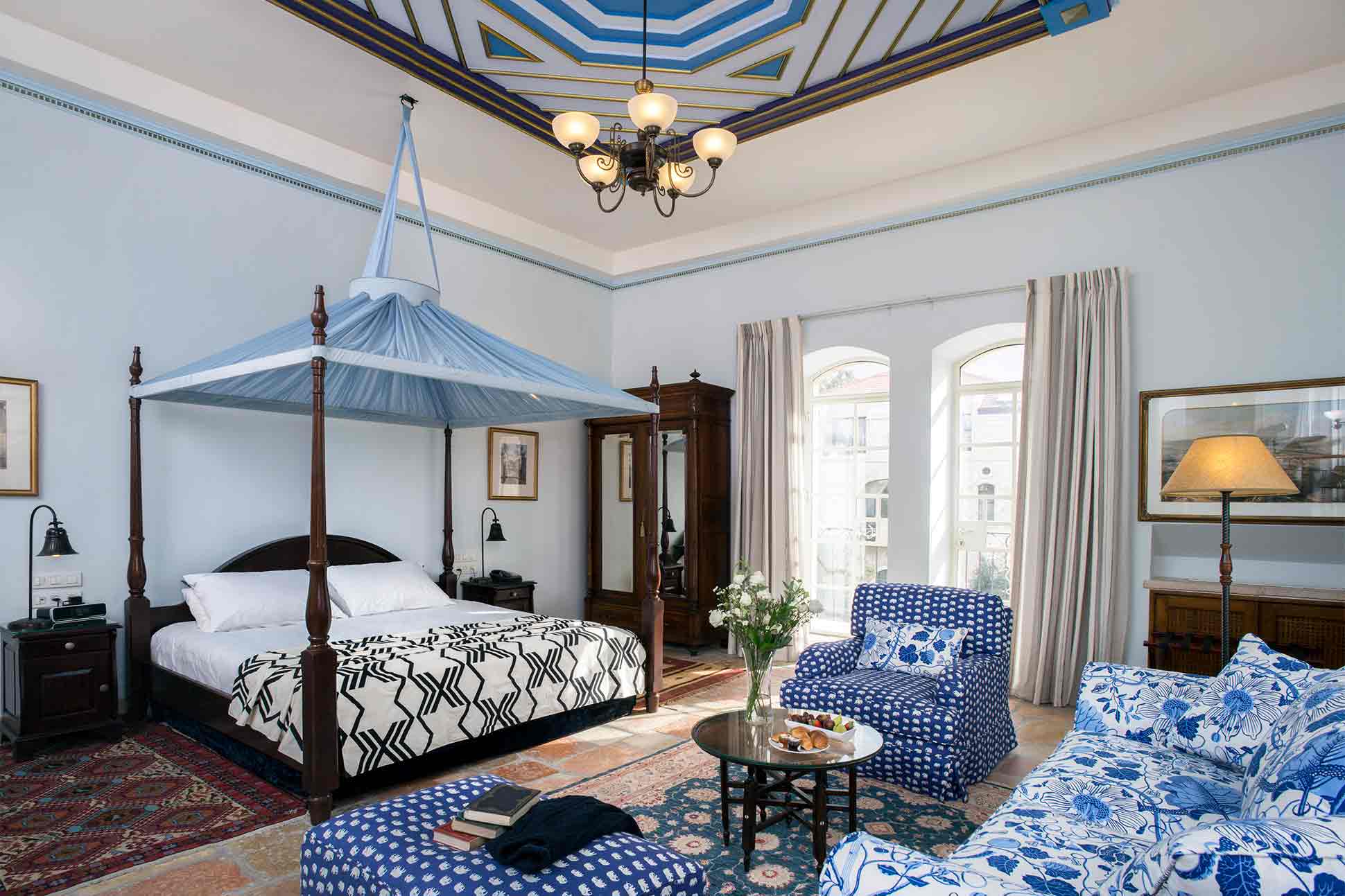Bedroom at The American Colony Hotel, Jerusalem, Israel
