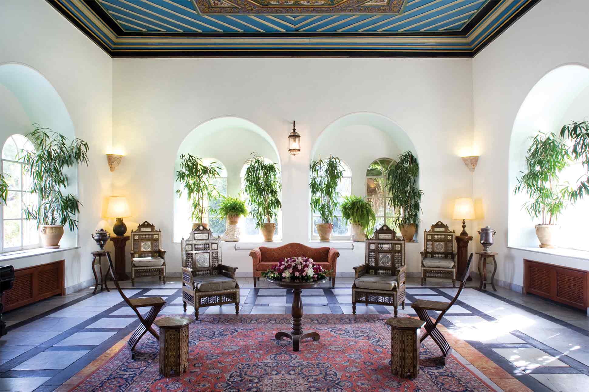 The Pasha Hall at The American Colony Hotel, Jerusalem, Israel
