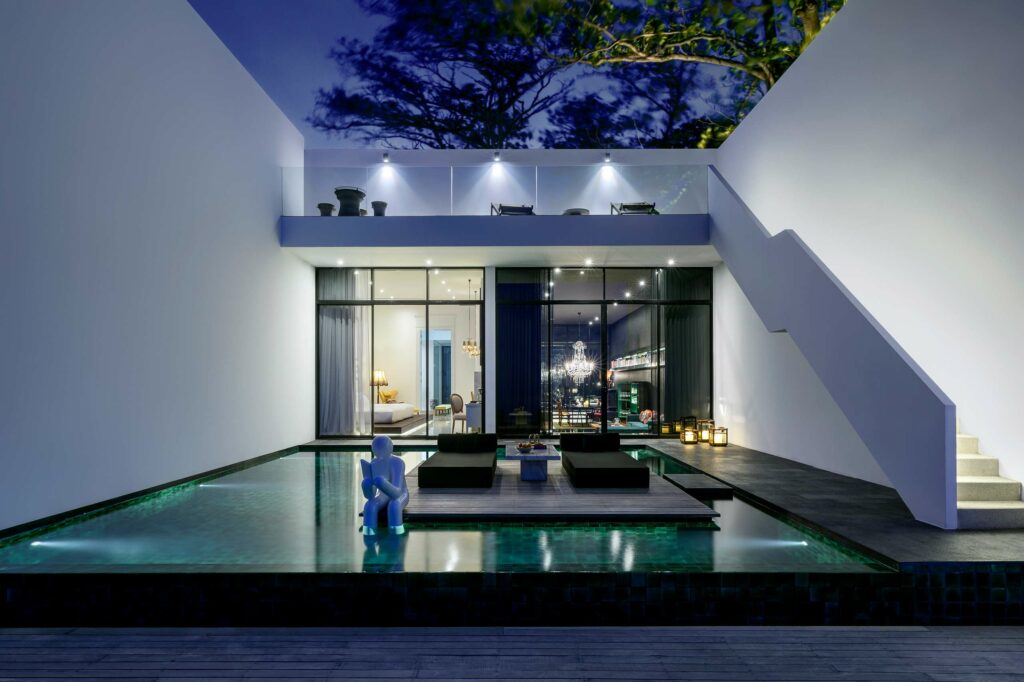 Duplex Secret pool villa at the Secret Chapter of The Library Koh Samui.