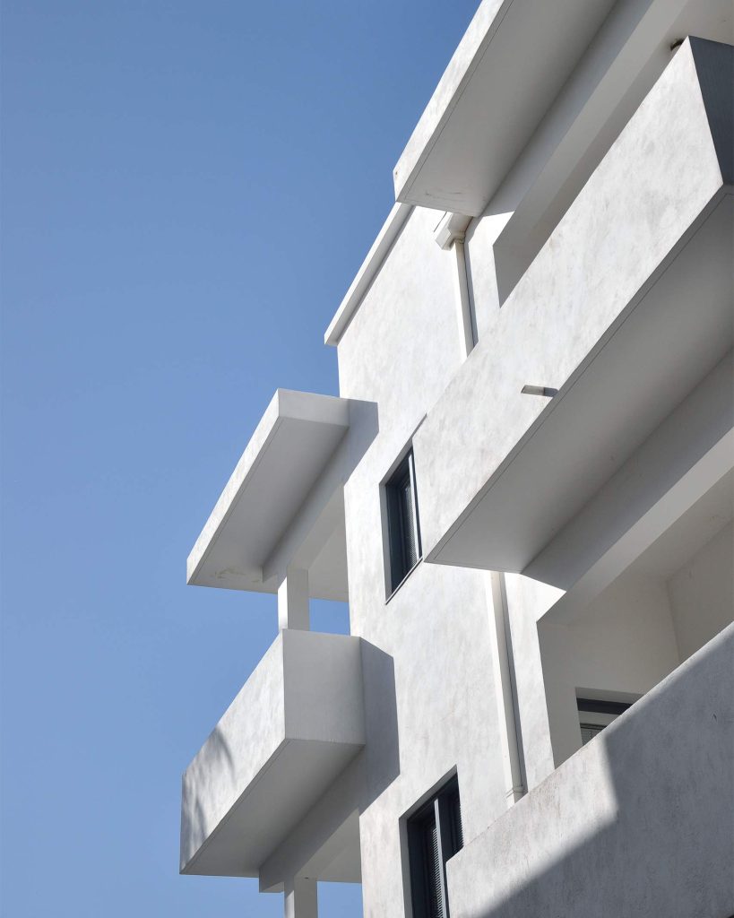 A Bauhaus building in Tel Aviv, Israel