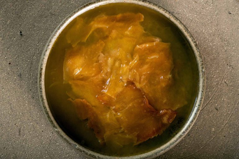 Food being prepared at Opa Tel Aviv, Israel