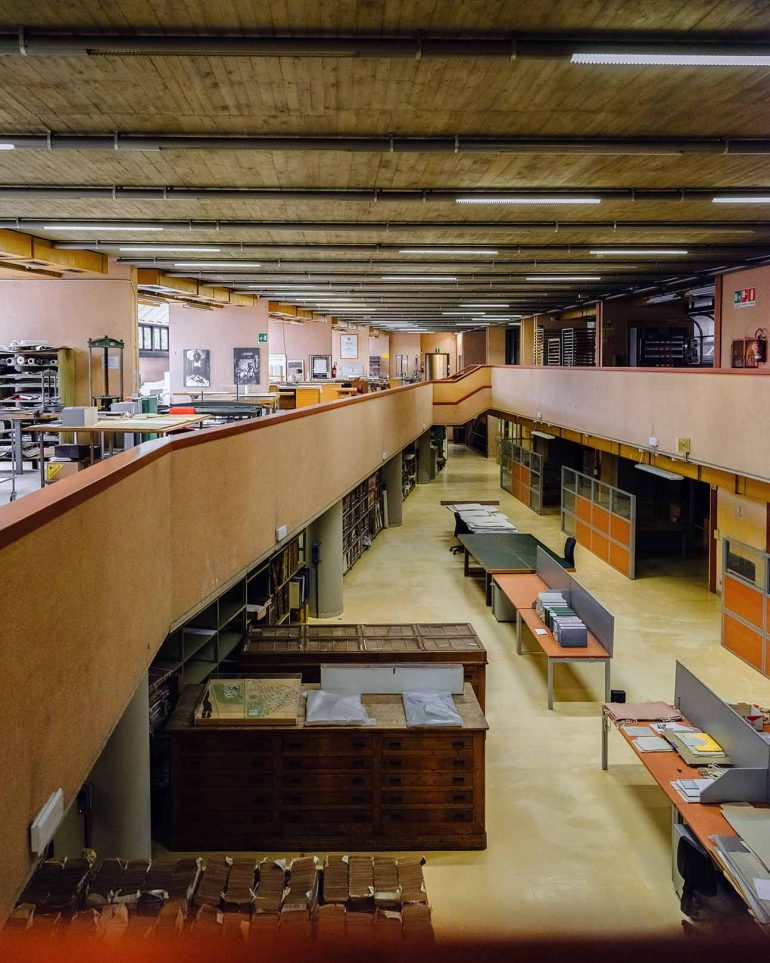 Inside the Florence State Archives, Italy