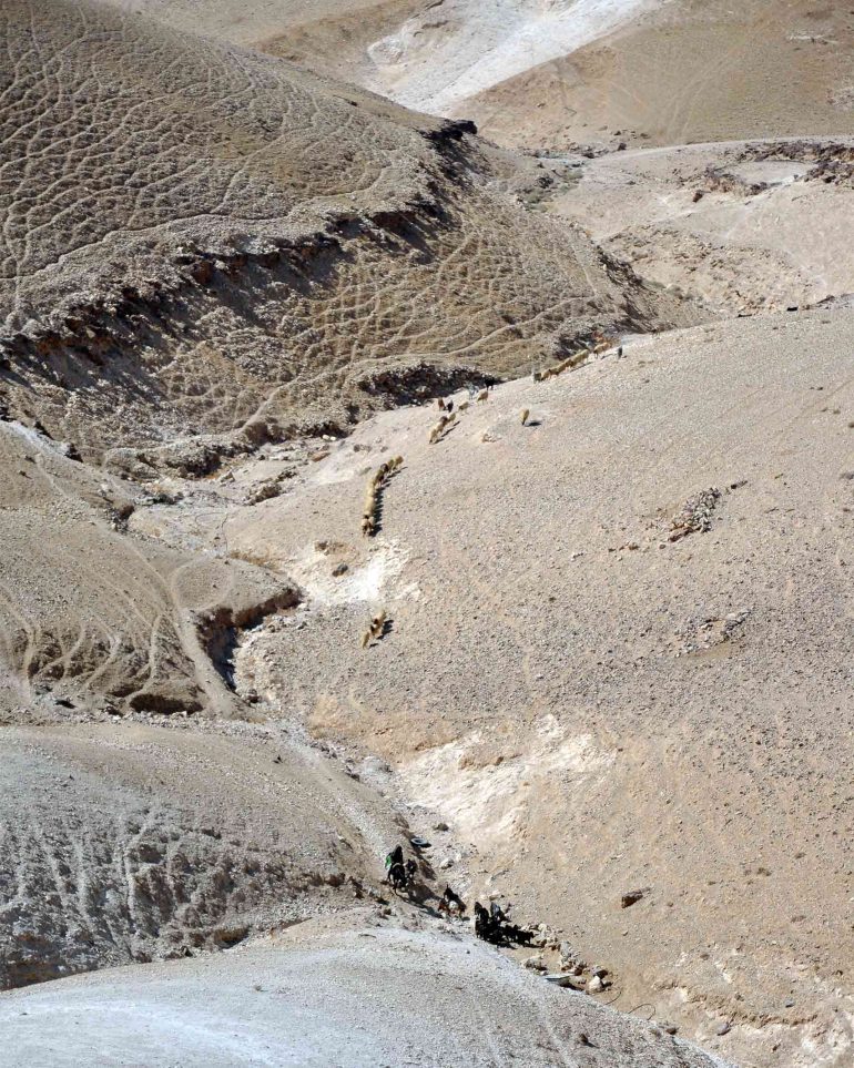Bedouin people continue to live in the Judean Desert, Israel