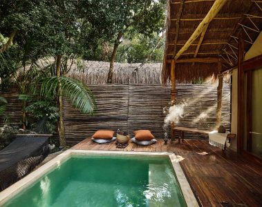 Pool villa at Habitas Tulum Riviera Maya, Mexico
