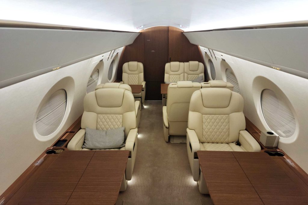 How to fly private with maximum comfort: the interior of a Gulfstream G600