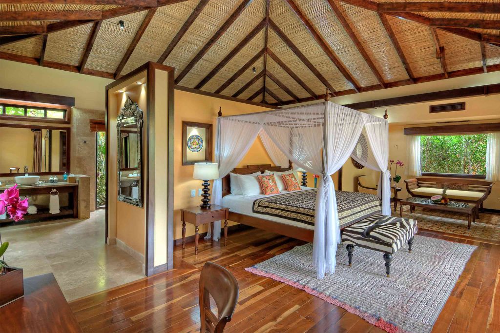 A bedroom at Nayara Gardens, Arenal Volcano National Park, Costa Rica