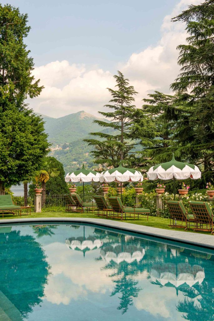 A pool at Passalacqua, Lake Como, Italy