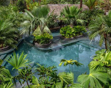 Main pool at Tabacon Thermal Resort and Spa, Arenal Volcano National Park, Costa Rica