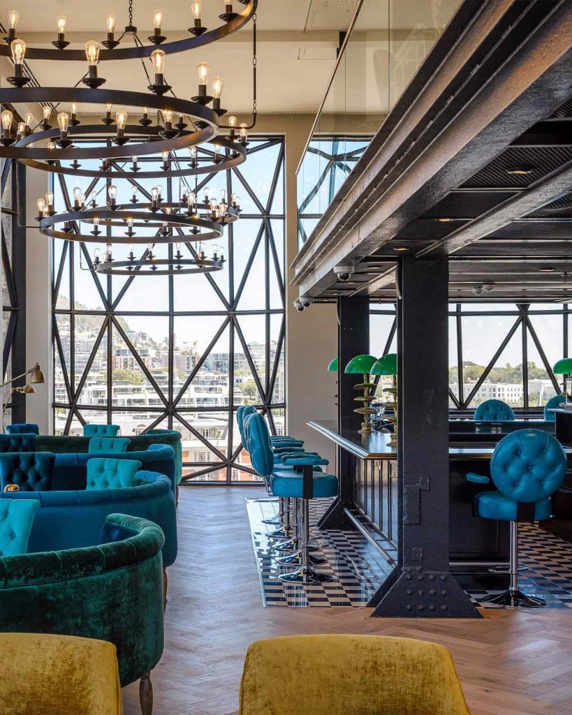 A bar at The Silo Hotel, Cape Town, South Africa