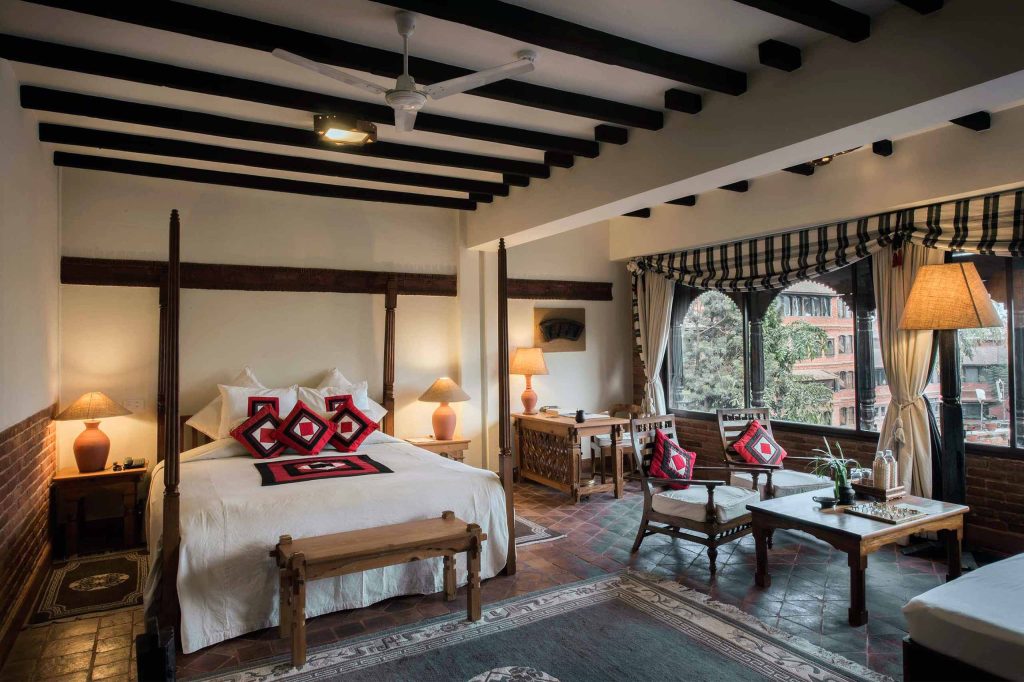A suite at Dwarika's Hotel, Kathmandu,Nepal