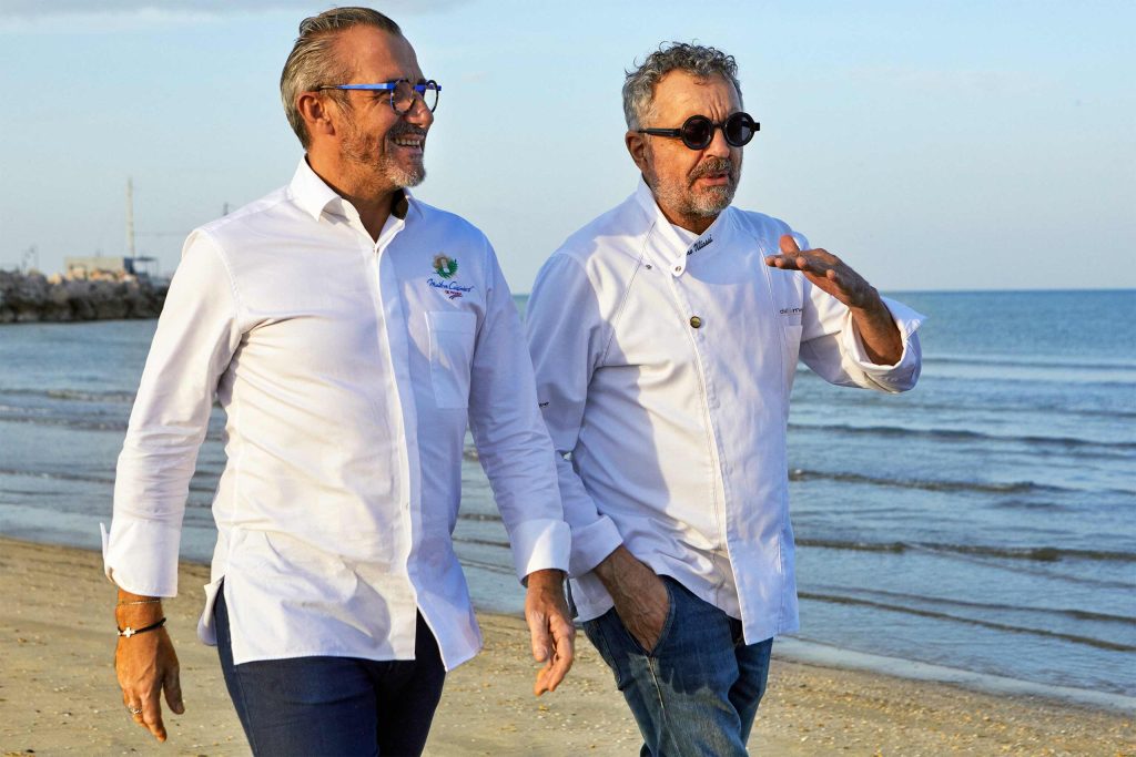 Mauro Uliassi and Franck Garanger in Senigallia, Italy