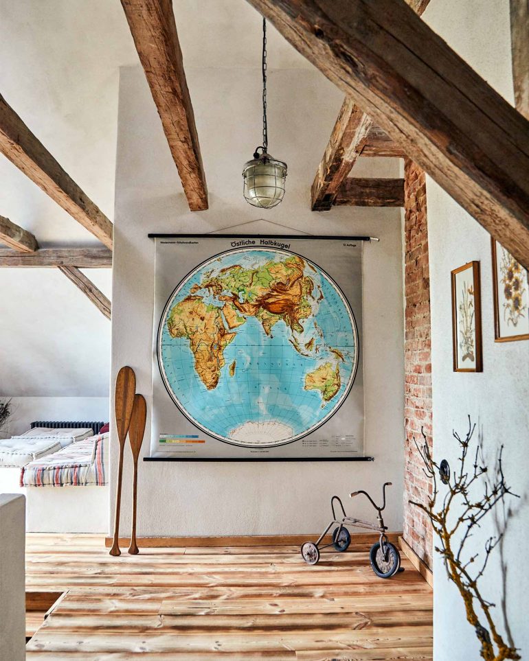 An interior at Hof Flieht, Uckermark, Germany