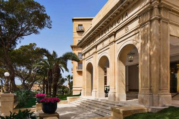 Exterior of The Phoenicia, Valetta, Malta