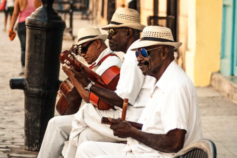 Street musicians in Cuba