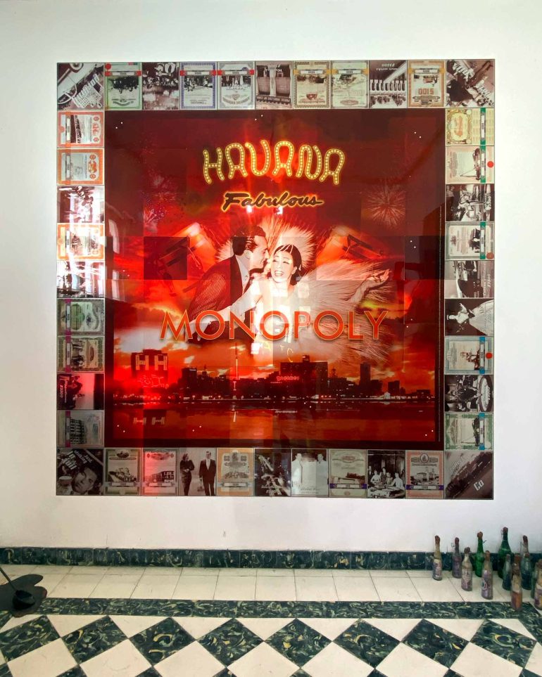 Havana Monopoly artwork in Cuba