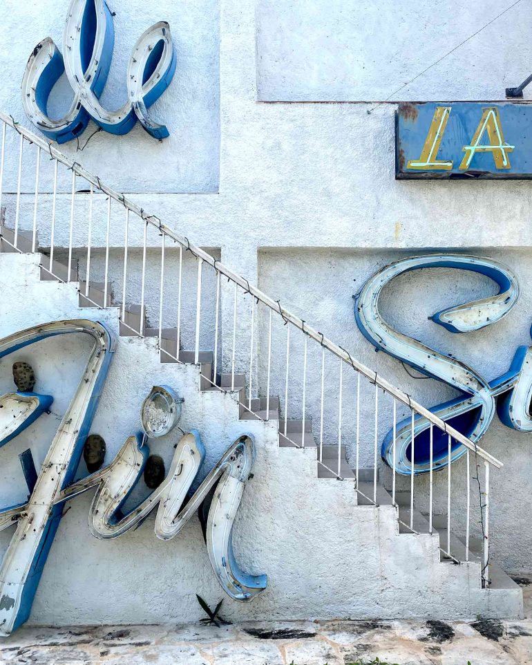 Building facade detail, Cuba