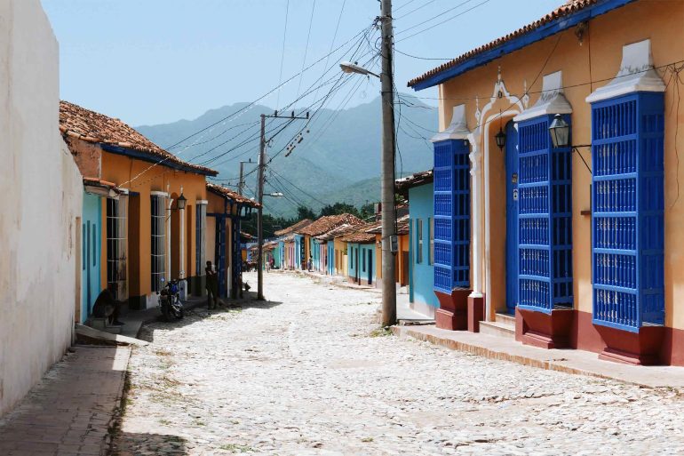 A street in Trinidad, Cuba