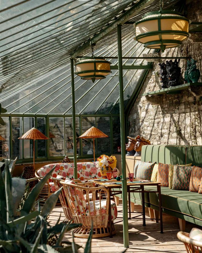 Stylish interiors at Passalacqua, Lake Como, Italy