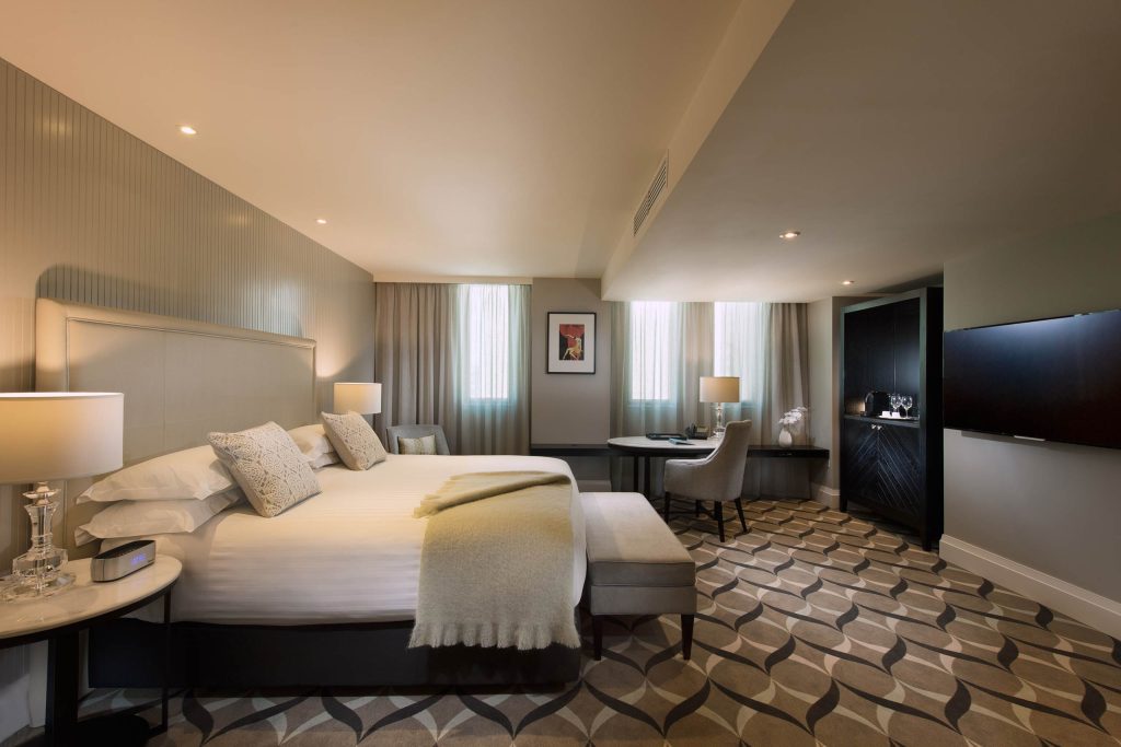 Double bedroom suite at Mayfair Hotel, Adelaide, South Australia