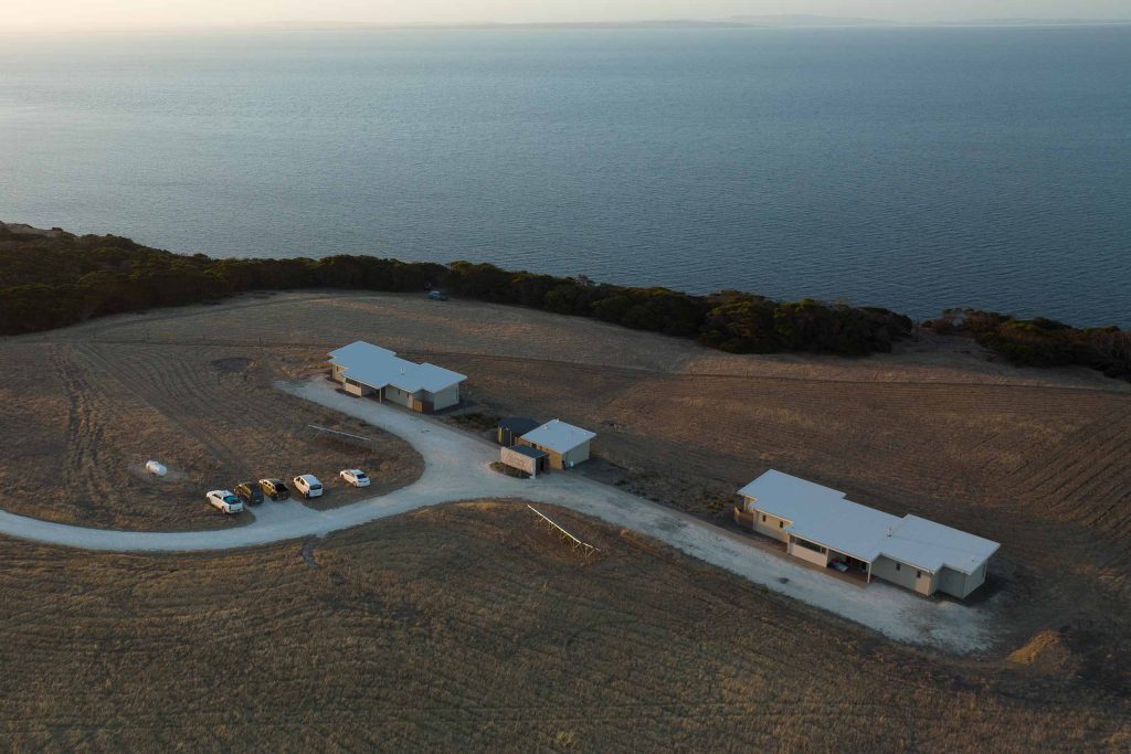 Birdseye view of Oceanview Eco Villas, Kangaroo Island, Australia