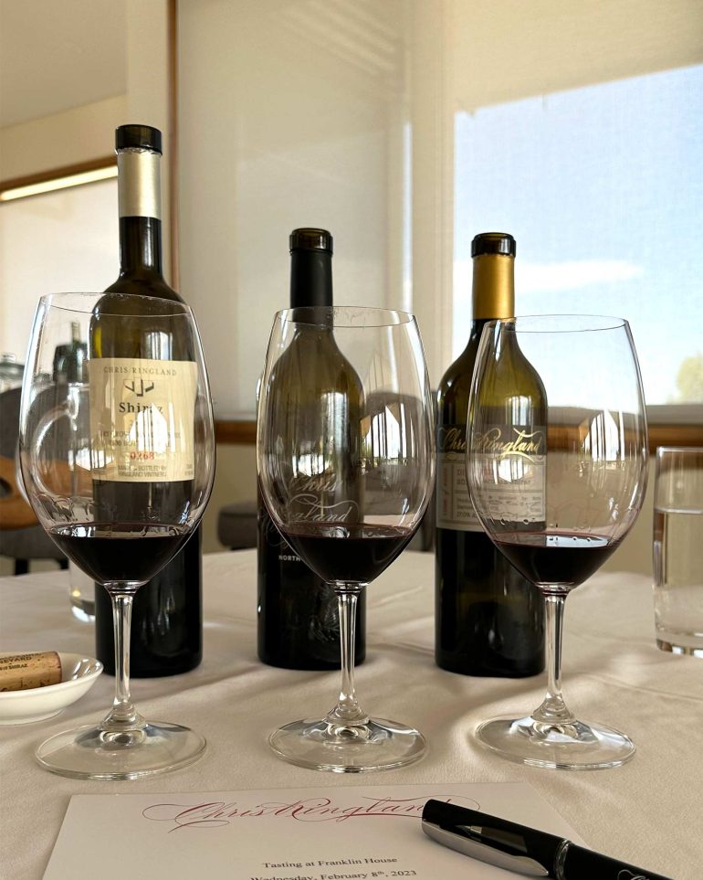 A wine tasting in the Barossa Valley, Australia