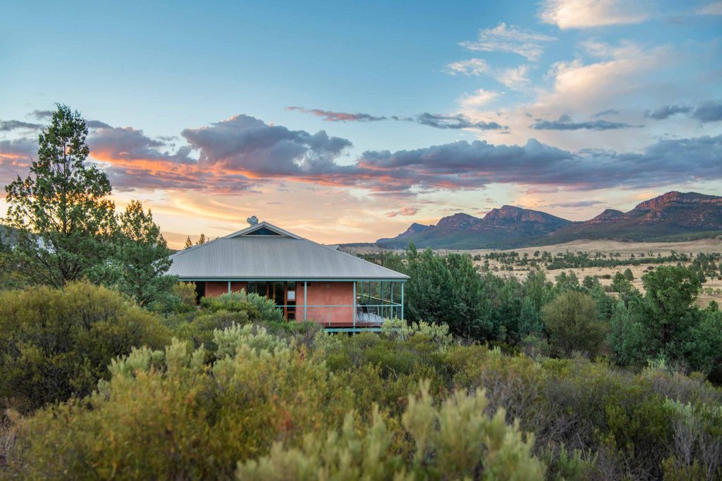 Rawnsley Park Station, nestled into the natural landscape of Flinders Ranges, Australia