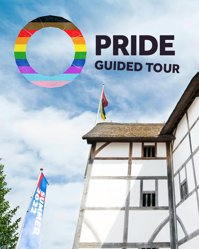 Pride Guided Tour artwork, Shakespeare's Globe, London, United Kingdom
