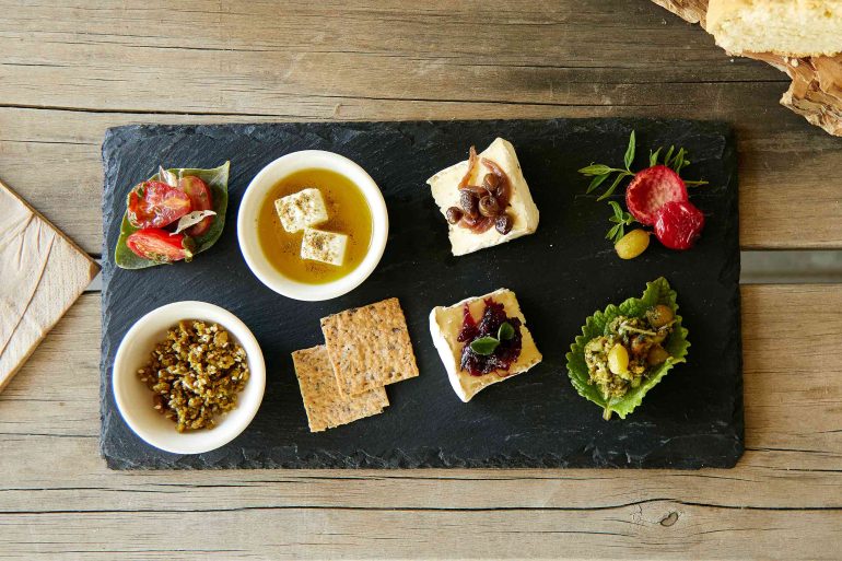 Foods served on a slate, South Australia food, Australia