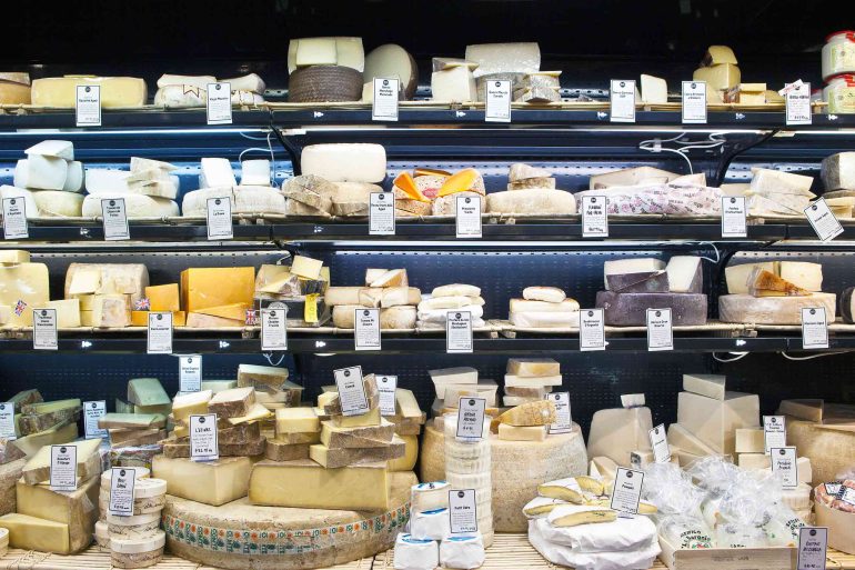 Cheeses available from a market Down Under, South Australia food, Australia